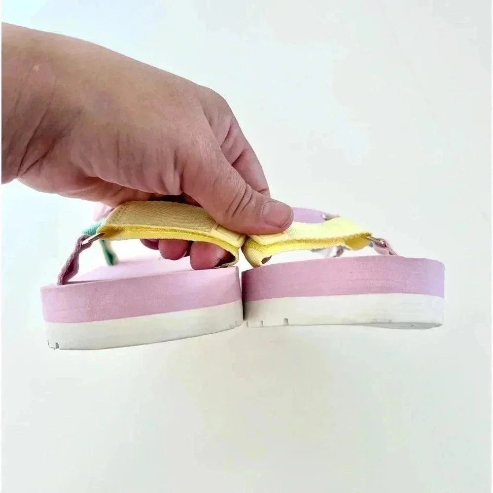 Stoney Clover Lane X Target‎ Pastel Comfortable Adjustable Strap Sandals Size 7